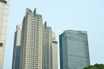 Obraz premium Sky scraper buildings in Jakarta for office space