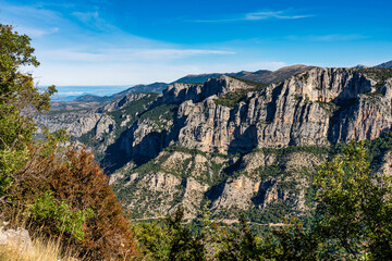 Fototapeta premium Verdon Gorge, Gorges du Verdon in French Alps, Provence, France