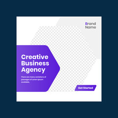 Digital marketing agency social media banner template