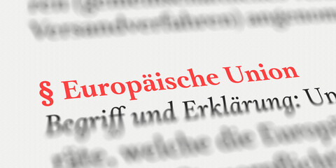 Europäische Union rechtlich erklärt