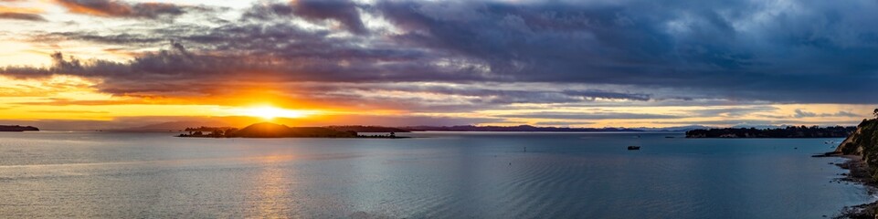 Obraz premium Sunrise at Auckland City