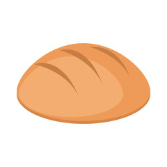 bread menu bakery food product flat style icon