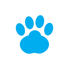 Fototapeta na wymiar Animal footprint icon vector
