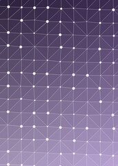 Fototapeta premium Royal Purple color Abstract color Low-Polygones Generative Art background illustration