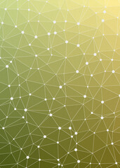 Amber color Abstract color Low-Polygones Generative Art background illustration