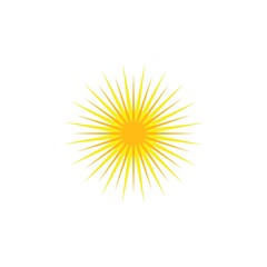 Fototapeta premium sun illustration logo vector