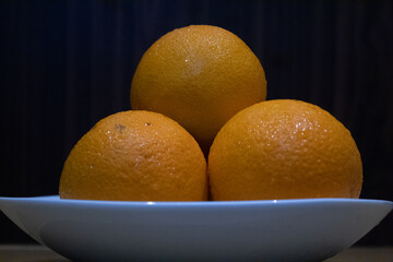Orange dish