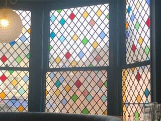 stained glass window