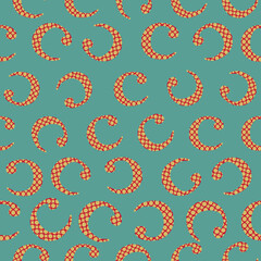 C from the alfabet repeat pattern print background © Doeke