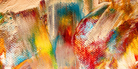 Colorful abstract background wallpaper. Modern motif visual art.  Mixtures of oil paint. Trendy...