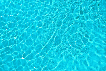 Swimming pool with clean water as background. Summer vacation