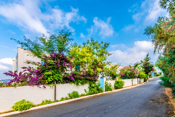 Fototapeta premium Bodrum Town street view in Turkey