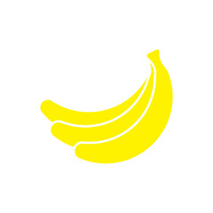 banana fruit icon vector