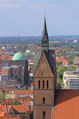 Obraz premium Marktkirche Cathedral Hanover Germany