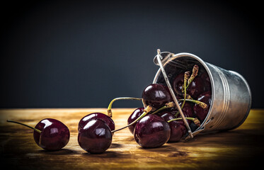 cherries still life studio photography