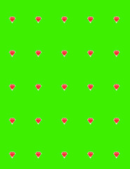 esempio di rubino su sfondo verde per carta regalo pigiama pigiamino tovaglia tovaglietta bavaglino