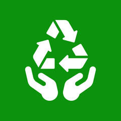 Recycling -  Metro Tile Icon