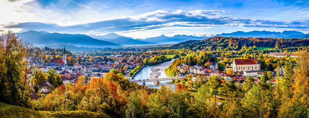 old town of bad toelz - bavaria