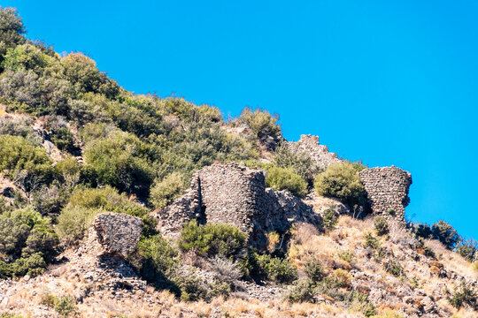 Aspat Castle in Bodrum Town of Turkey