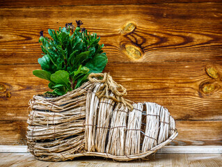 Obraz premium rustic flower decoration