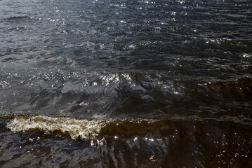 Water background by day.