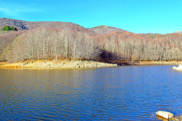 Embalse de Santa Fe en El Montseny Barcelona España