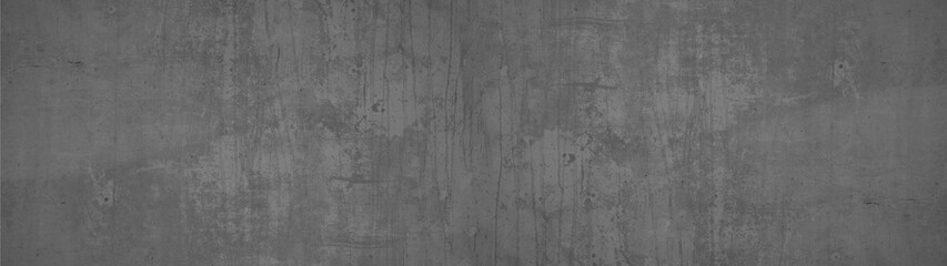 Gray grey anthracite grunge dark stone concrete cement texture background panorama banner long