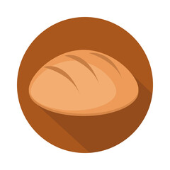bread menu bakery food product block and flat icon
