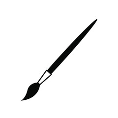 Brush icon vector