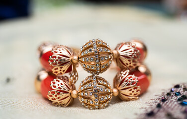 Christmas decoration on a white background