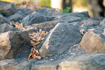 Steinmauer, Herbst