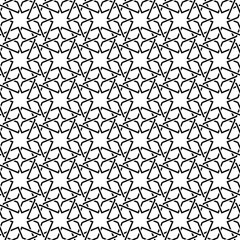 Arabesque style seamless ornamental vector pattern. Arabic background.