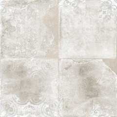 Concrete stone mosaic tile. Cement background, digital tiles