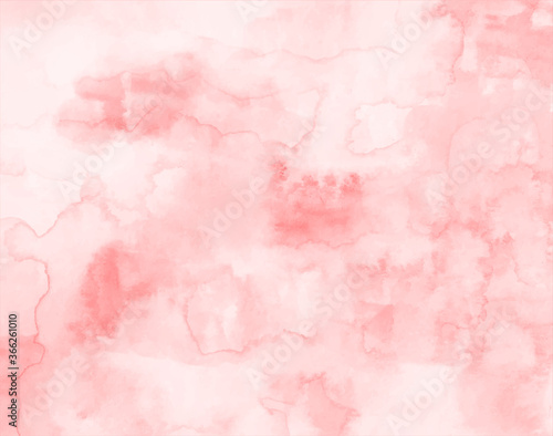水彩のピンク色の背景 素材 淡い パステル Wall Mural Yugoro