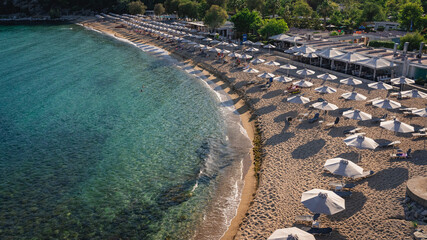 Batis beach at Kavala Greece