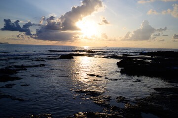 Isola delle femmine al tramonto