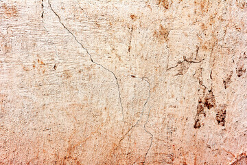 Obraz premium Background wall with putty painted pink texture surface