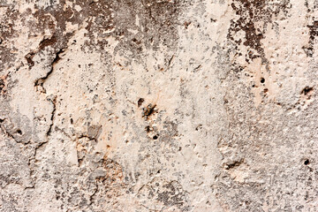 Old grunge crack gray concrete wall texture background