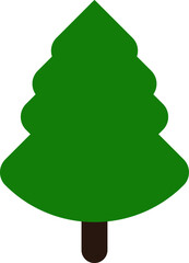 green christmas tree