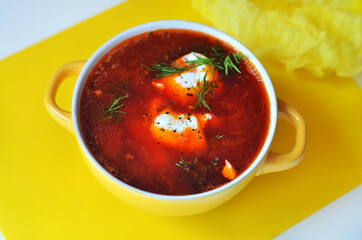 tomato soup with basil