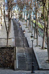 Escaliers à Montmartre