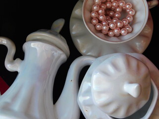 coffee cup and sugar