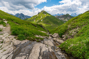 Fantastic hike in the Lechquellen Mountains in Vorarlberg Austria