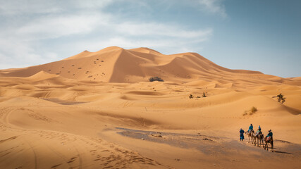 Fototapeta na wymiar Erg Chebbi dune, Morocco