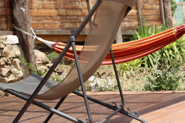 détente : chaise hamac