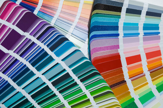 Open color palette swatches