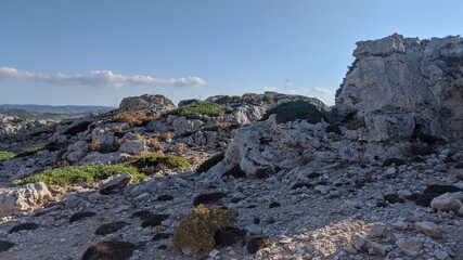 Menorca, View of the mountains.