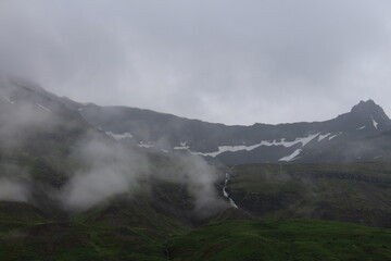 fog in the mountains