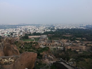Fototapeta na wymiar view of the city of Hyderabad