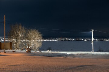 winter night in russia